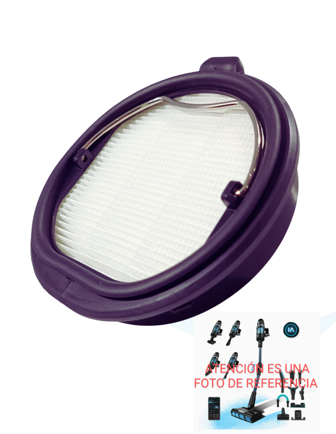 Filtro Hepa Rockstar 9500 Connected Ergowet 3000 IA Modelo 09942