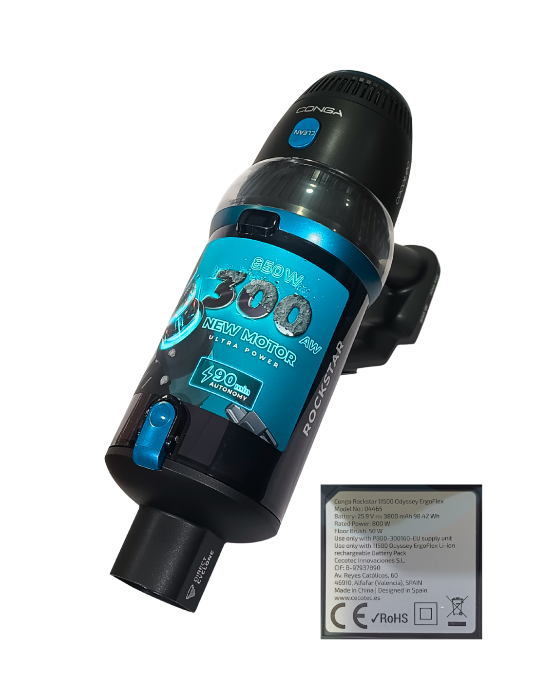 Cuerpo Motor Conga Rockstar 11500 Odyssey Modelo:04465