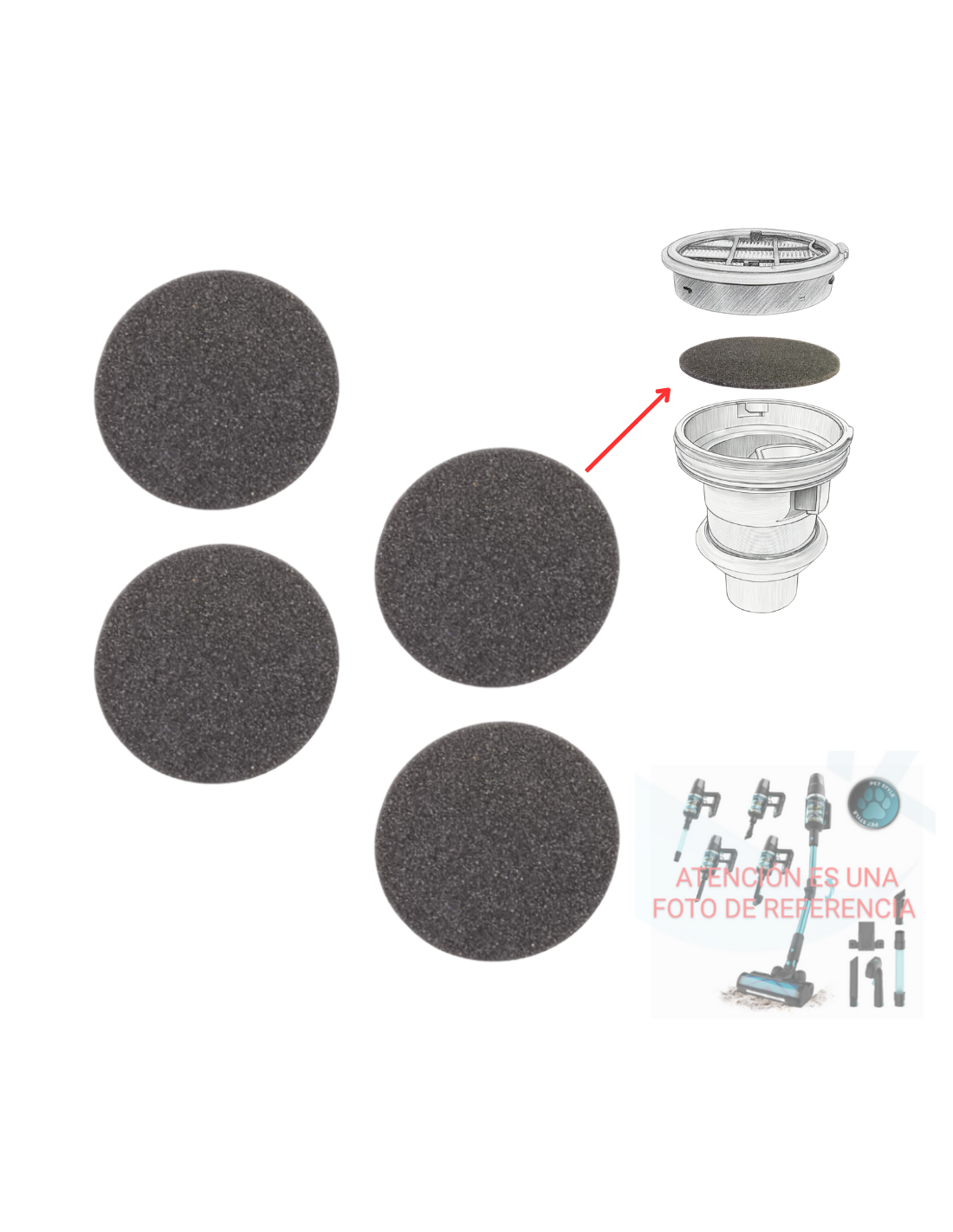 Filtro Esponja Conga Rockstar 9500 Lunar Pet Flex Modelo:EU01_102550