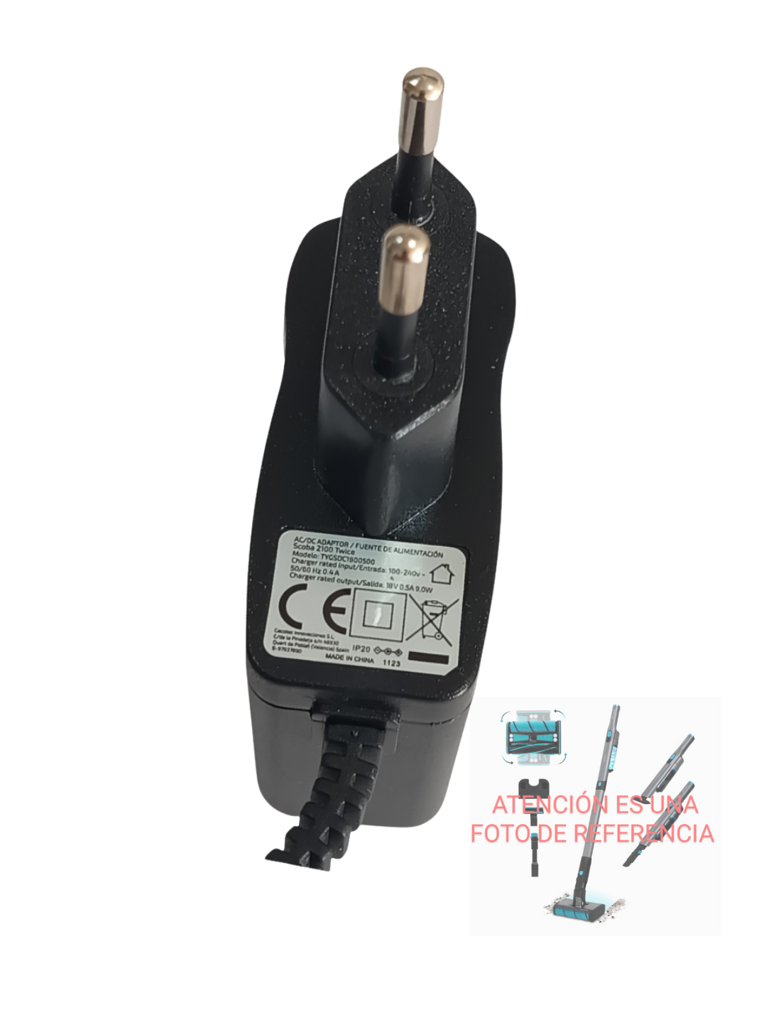 Cargador Conga Rockstar Agile Twice/ Agile Twice Max/ Scoba 2100 Twice