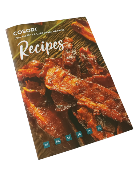 Libro Recetas Cosori 6.4L Dual Blaze Freidora sin Aceite