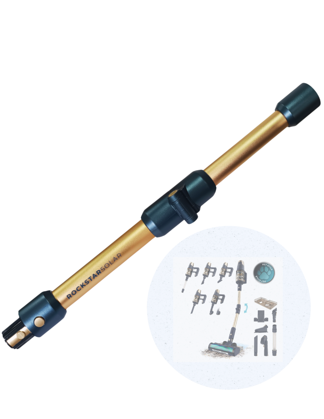 Tubo Articulado Conga Rockstar 10500 Solar AguaPet Flex