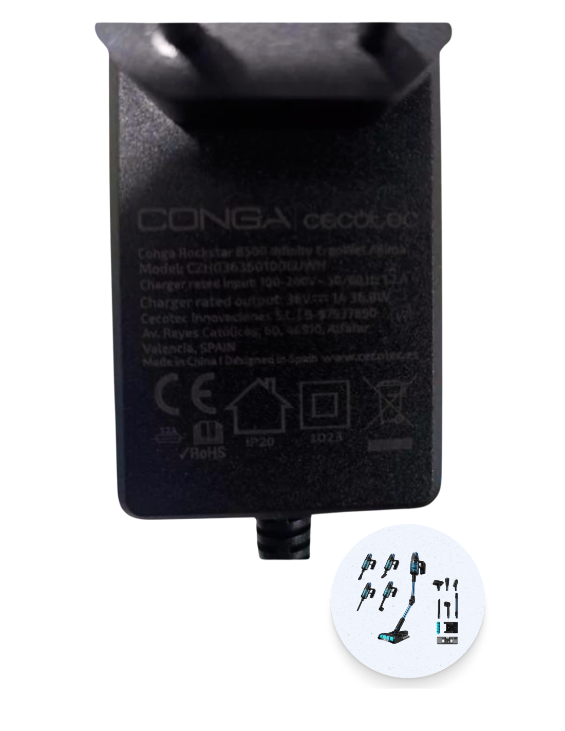 Cargador Conga Rockstar 8500 Infinity ErgoWet Animal / Turbo