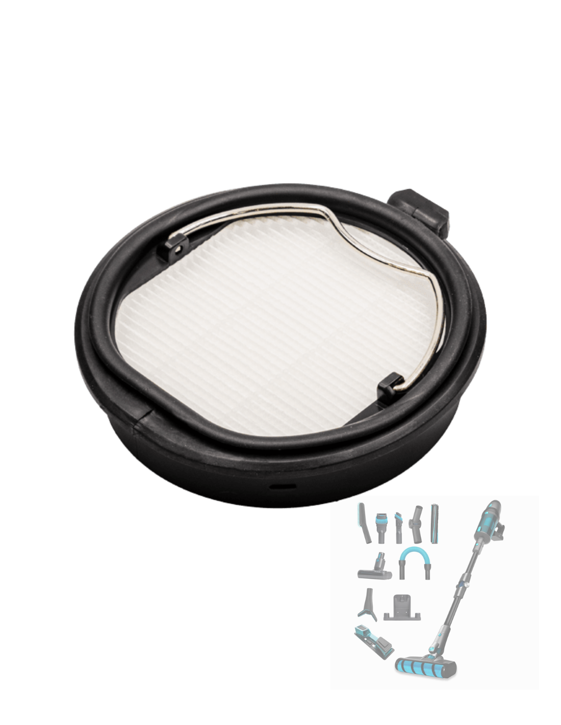 Filtro Hepa Conga Rockstar 2500 Ultimate ErgoWet