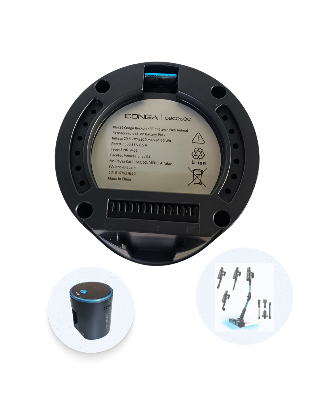 Batería Conga Rockstar 3500 Storm Flex Animal