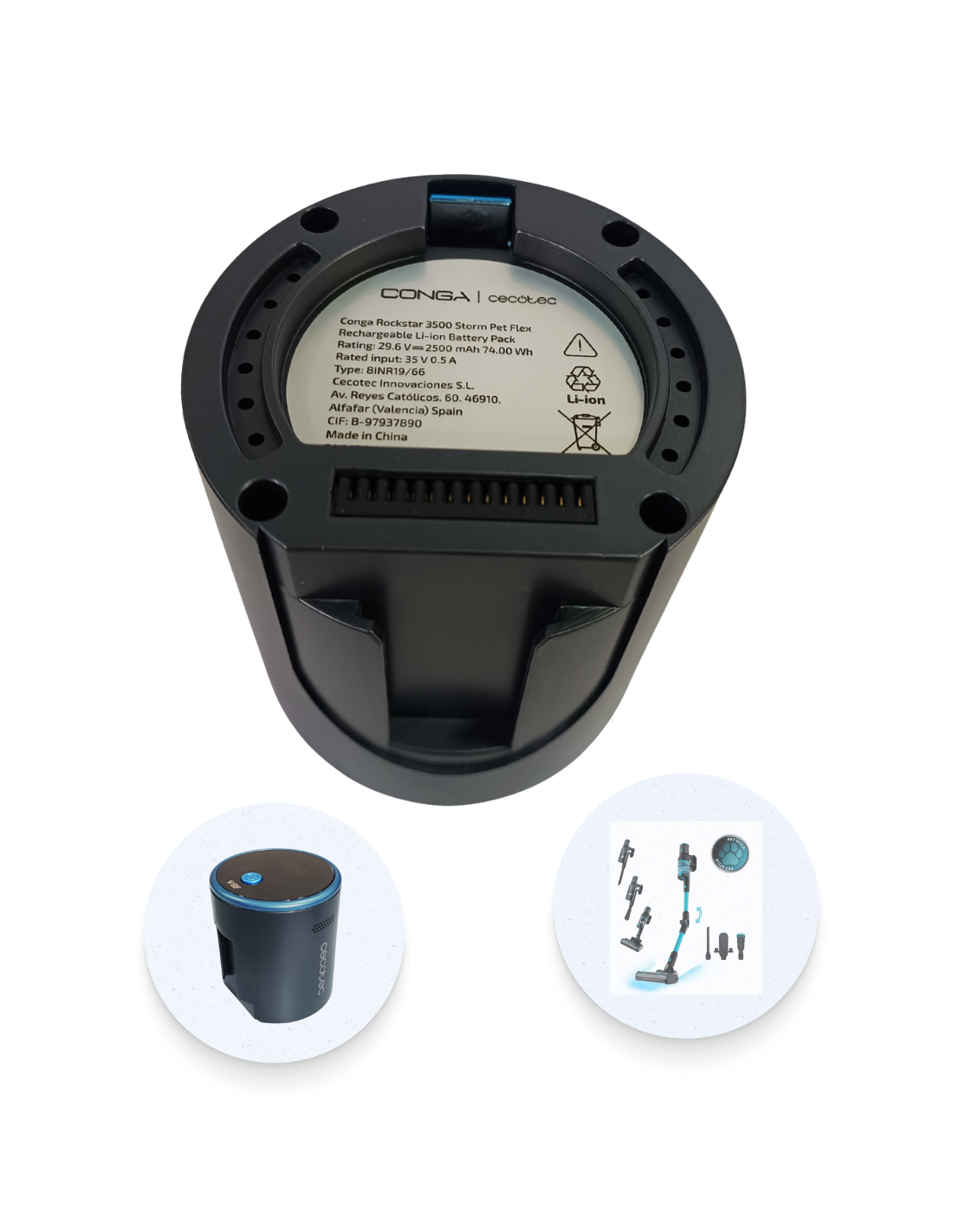 Batería Conga Rockstar 3500 Storm Flex Animal/ Storm Pet Flex