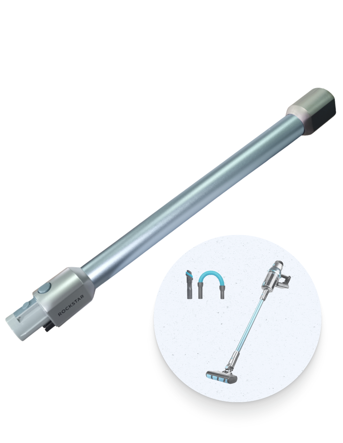 Tubo Rígido Conga Rockstar 1700 Titanium ErgoWet