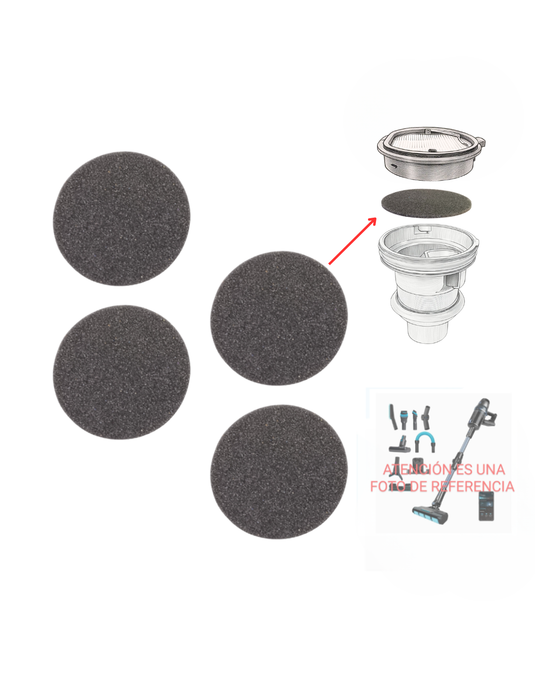 Filtro Esponja Conga Rockstar 1700 Titanium ErgoWet