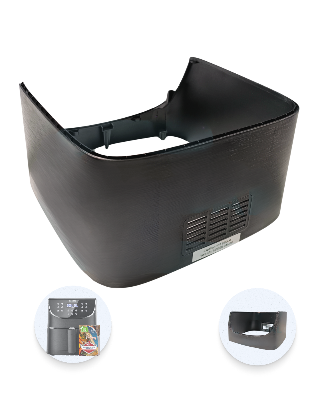 Carcasa Cosori 5.5L Freidora de Aire CP158-AF/ CS158/ CO158