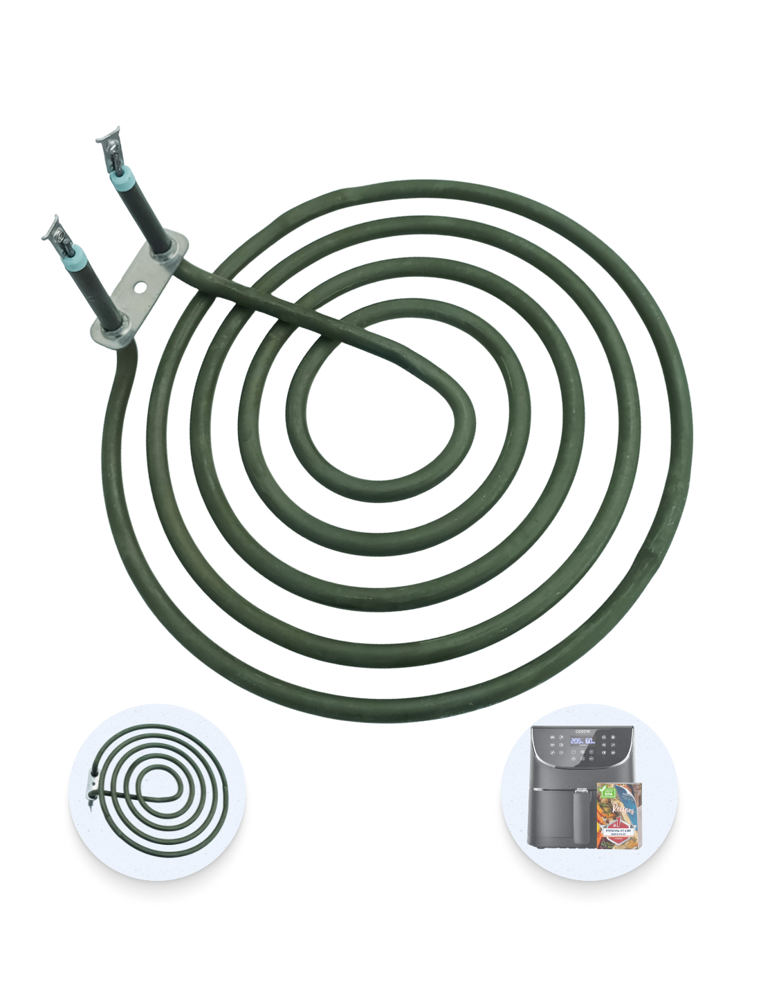 Resistencia 1675W Cosori 5.5L Freidora de Aire CP158-AF/ CS158/ CO158