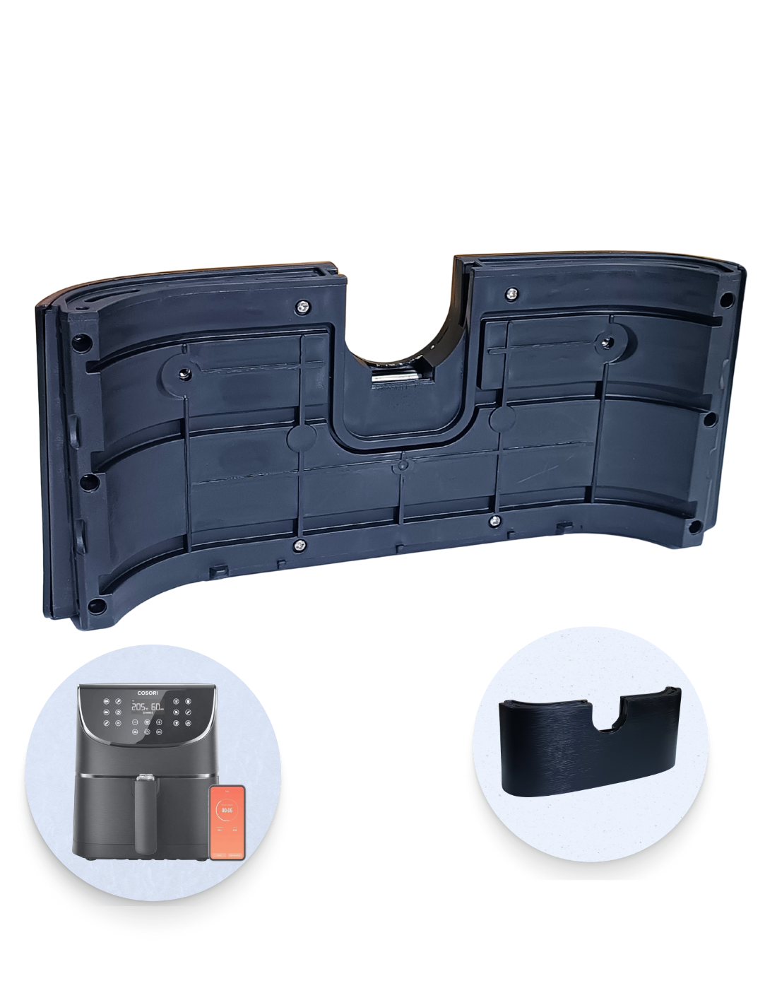 Frontal Cubeta Cosori 5.5L Wifi Freidora de Aire Smart Chef Edición