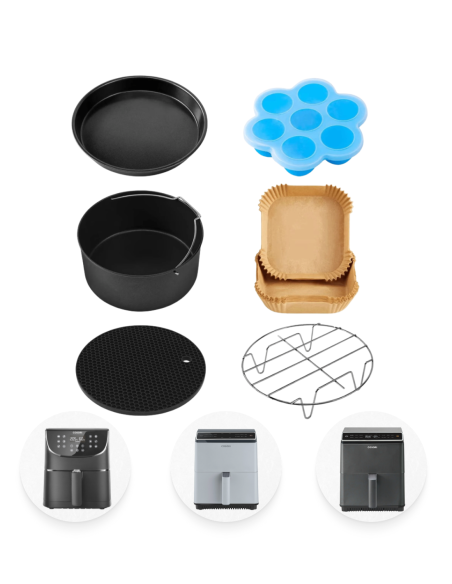 Accesorio Freidora Cosori 5.5L y 6.4L Chef Edition, Kit 6 Piezas