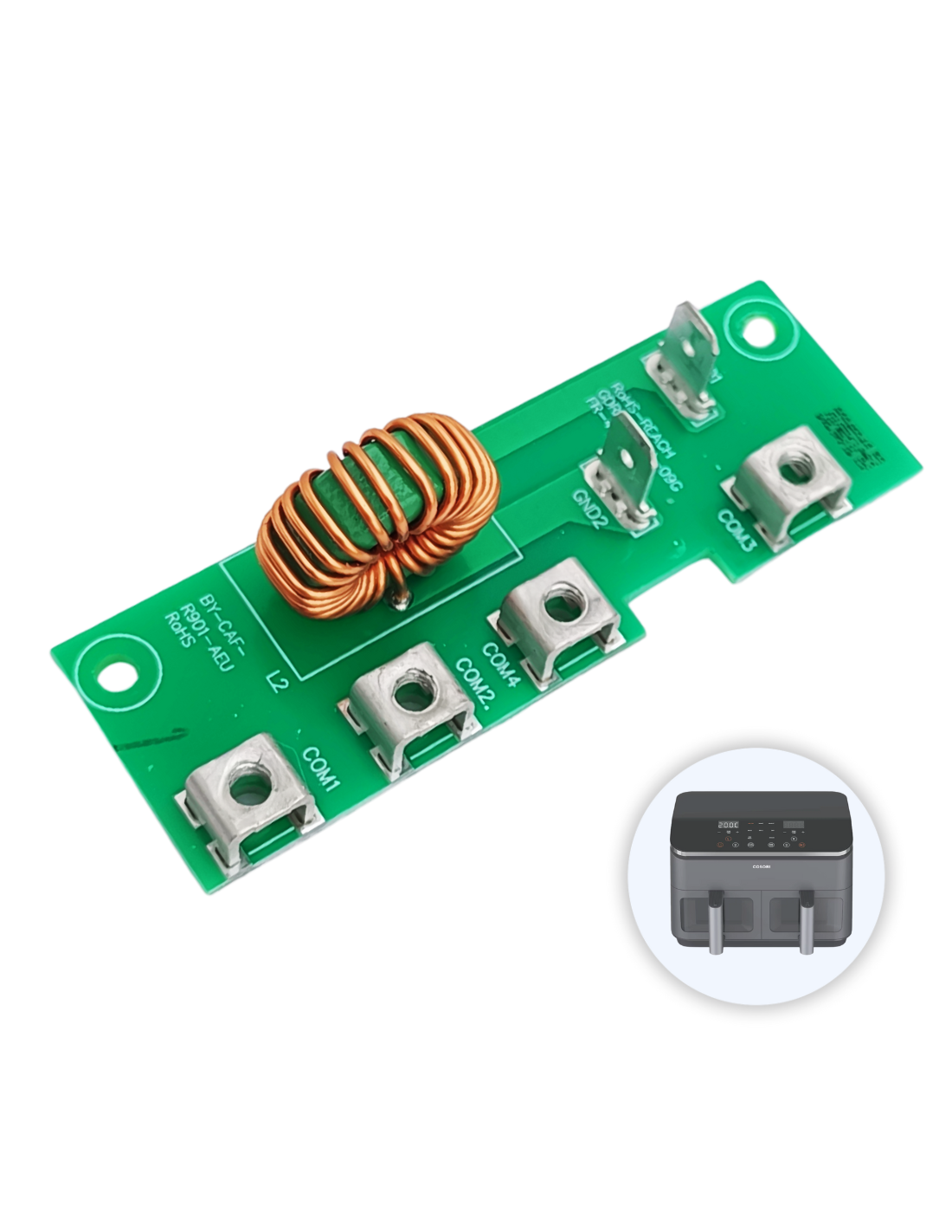 Amplificador Cosori 8.5L Freidora Dual Basket Chef Edición