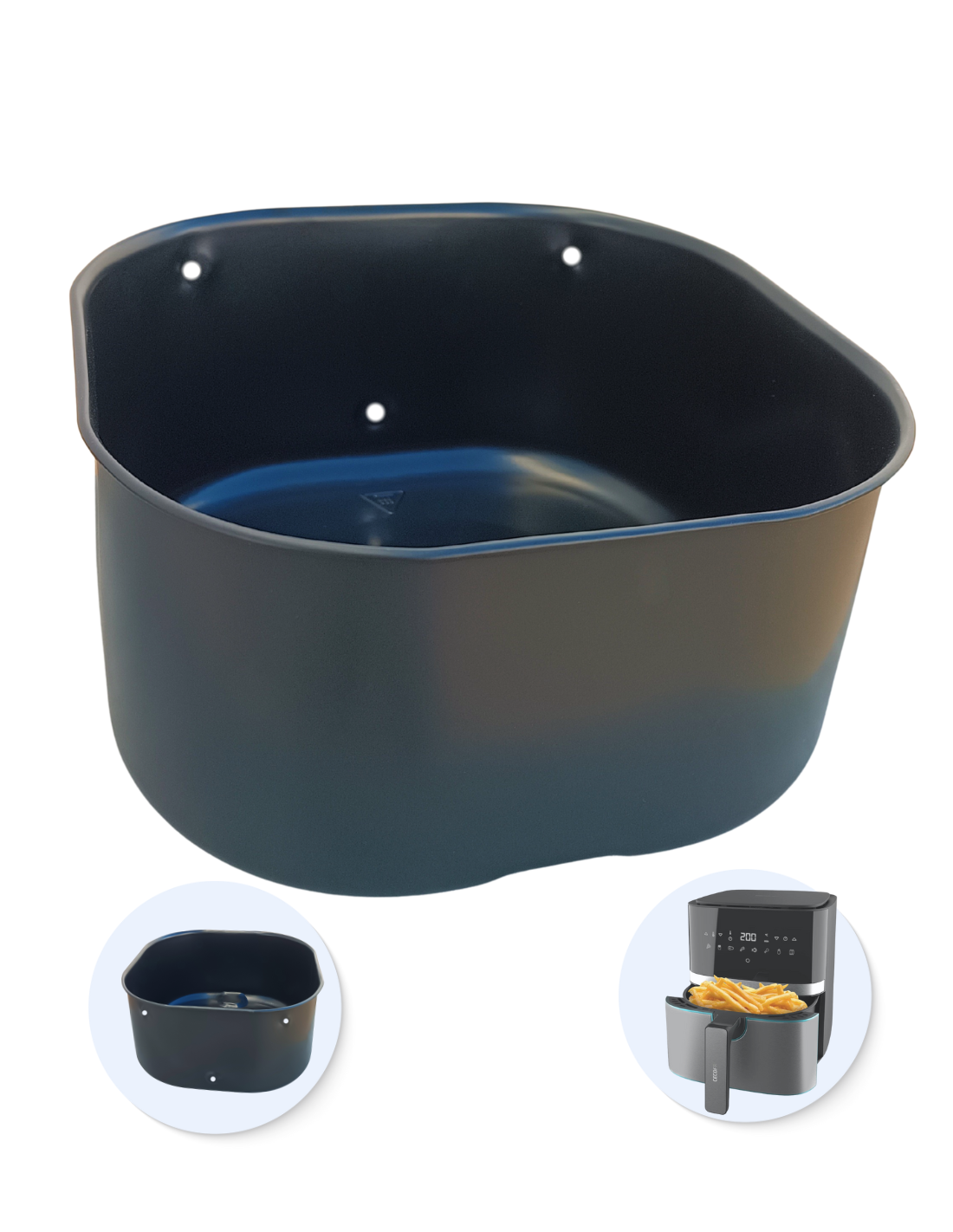 Cubeta Cecotec Cecofry Full Inox 5500 Pro Freidora de Aire