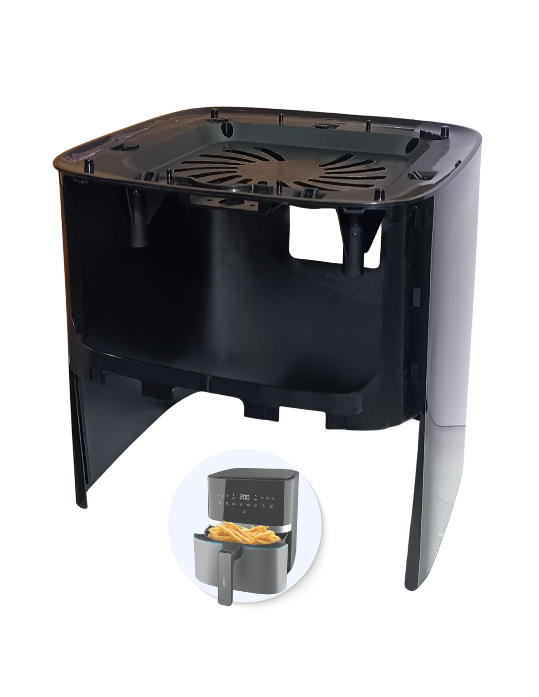 Carcasa Cecotec Cecofry Full Inox 5500 Pro Freidora de Aire
