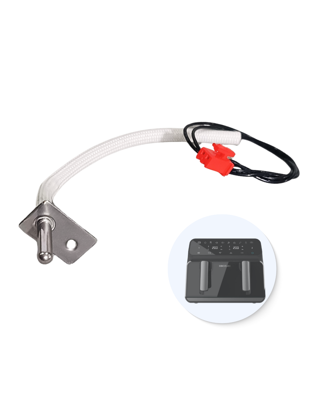 Sonda Temperatura Cecotec Freidora 9L Cecofry Advance 9000 Window