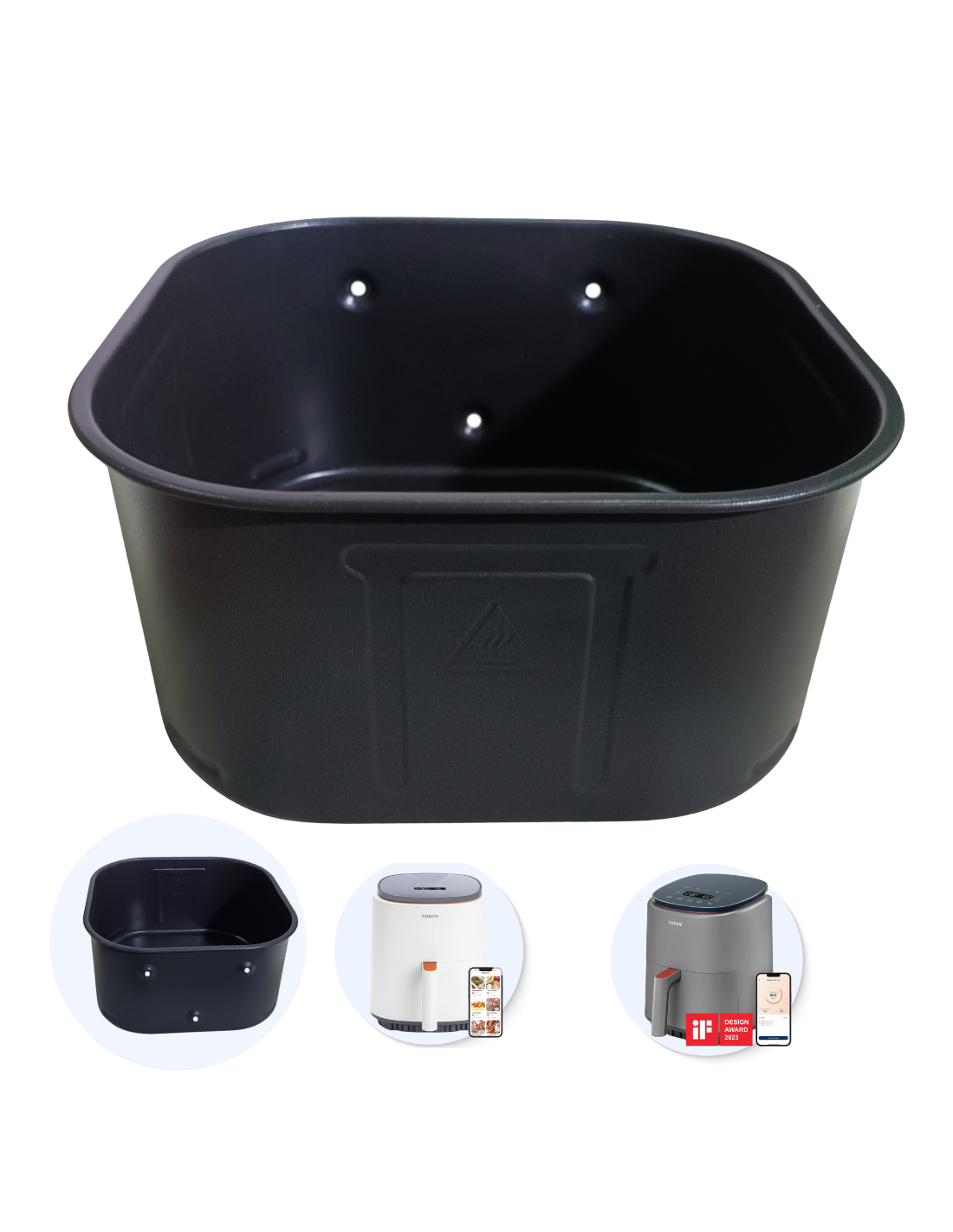 Cesta Cosori 3.8L Freidora de Aire Lite Chef Edition CAF-LI401S