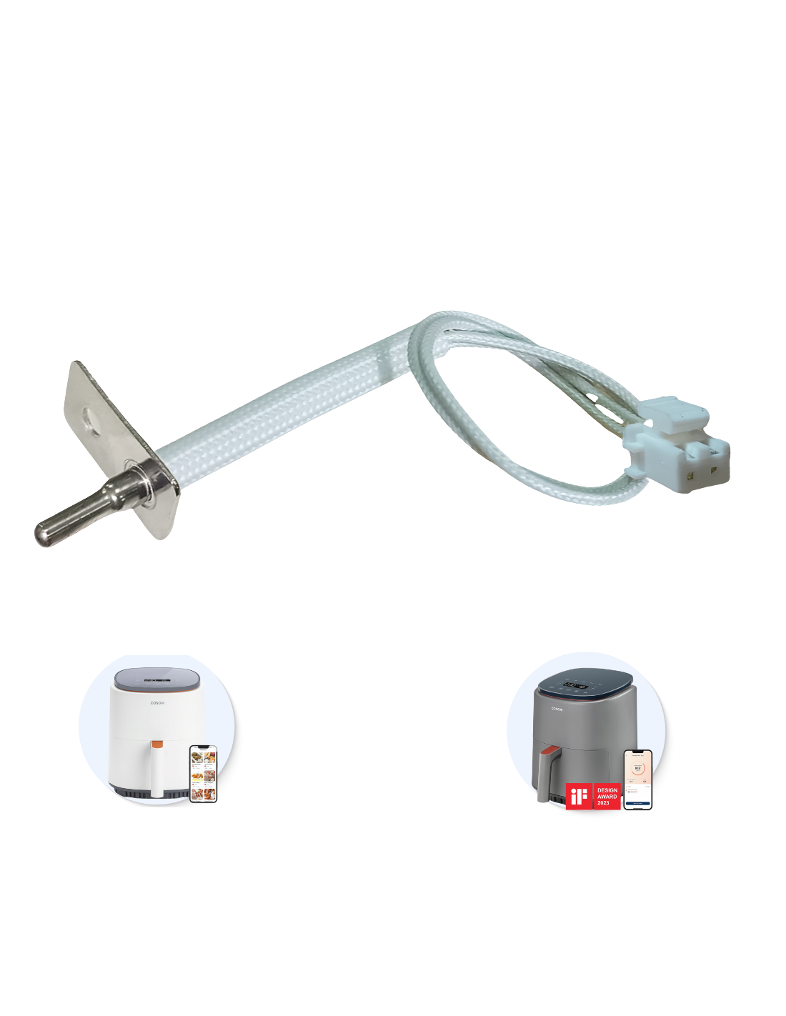 Sonda Temperatura Cosori 3.8L Freidora de Aire Lite Chef Edition