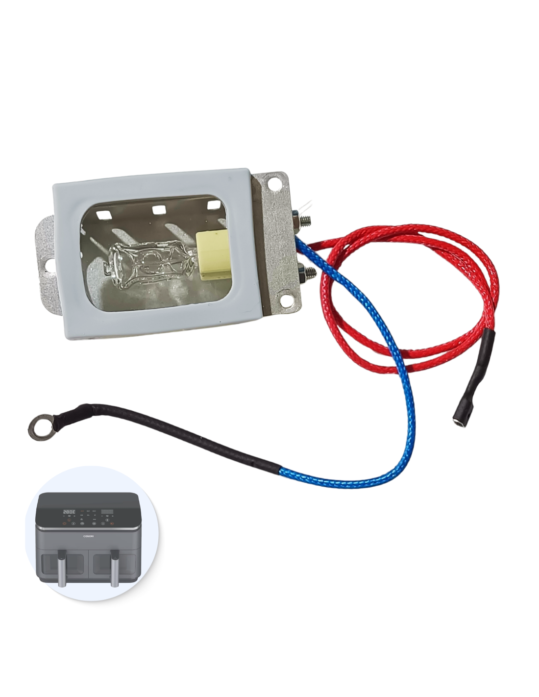 Sistema Iluminación R Cosori 8.5L Freidora Dual Basket Chef Edición