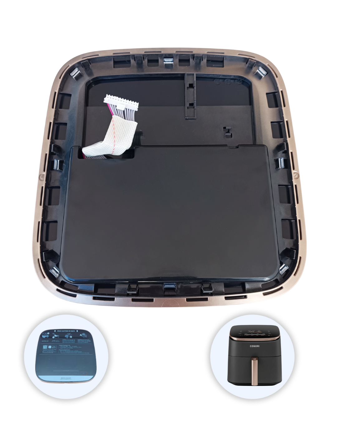 Pantalla LED Táctil Cosori 6L Freidora Aire Turbo Blaze Chef Edición