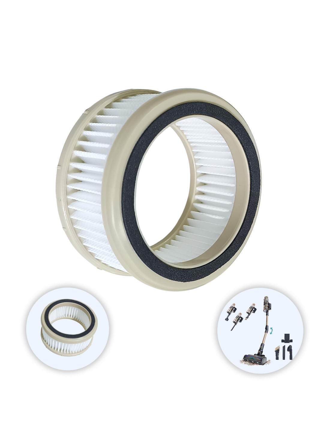 Filtro Hepa Motor Conga Rockstar RS90 Pet Flex A01_EU01_115421