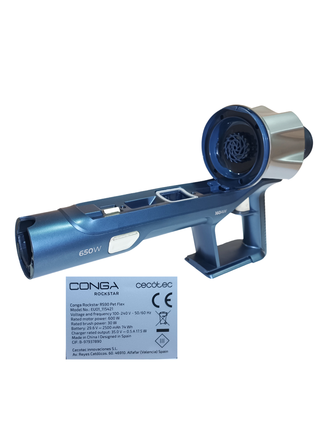 Cuerpo Motor Conga Rockstar RS90 Pet Flex A01_EU01_115421