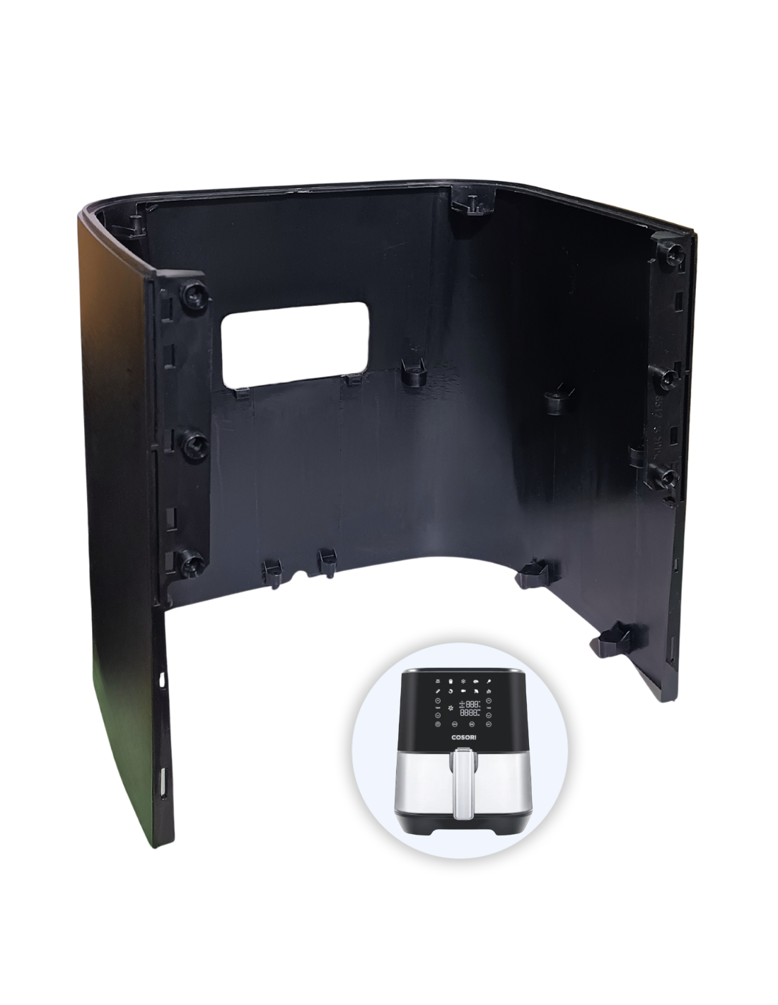 Carcasa Exterior Cosori 5.5L Freidora de Aire Stainless Chef Edición