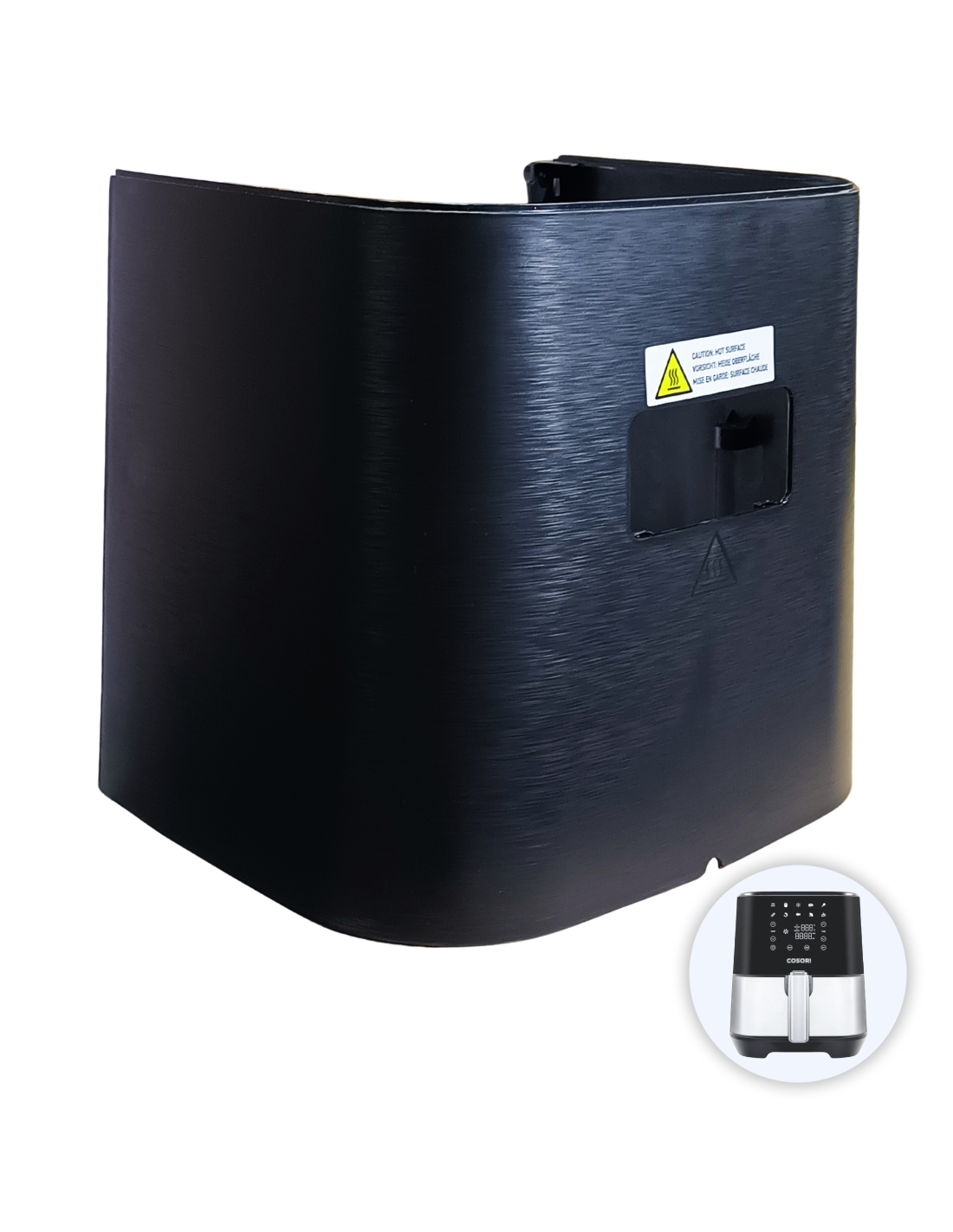 Carcasa Exterior Cosori 5.5L Freidora de Aire Stainless Chef Edición