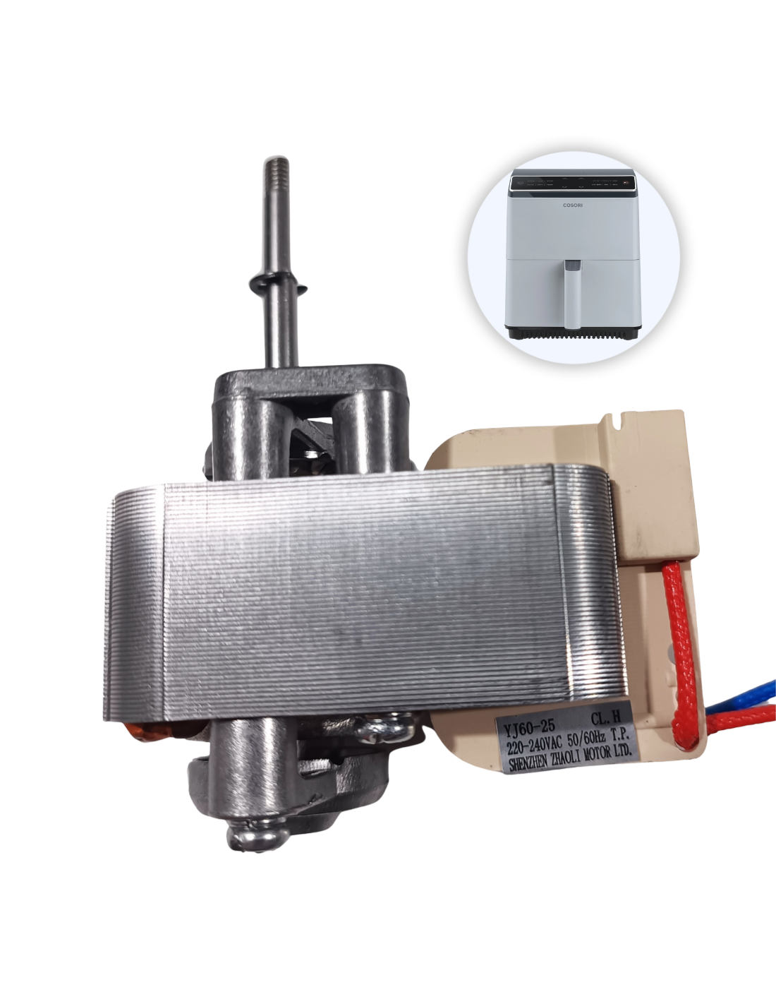 Motor Ventilador Cosori 6.4L Dual Blaze Freidora sin Aceite