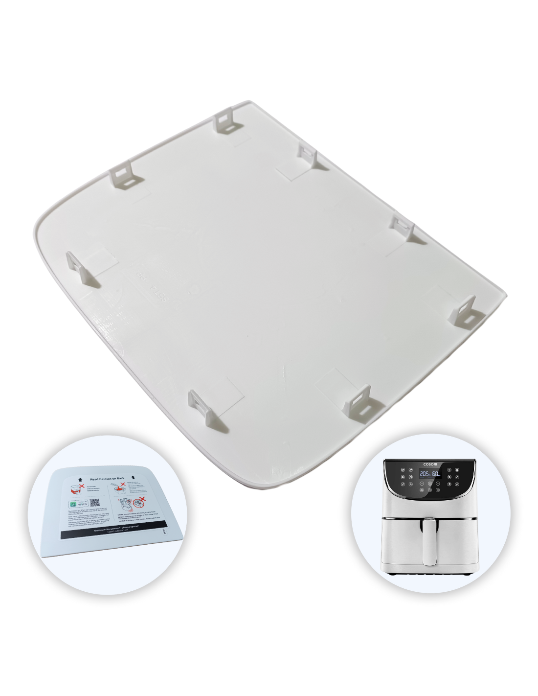 Tapa Superior Cosori 5.5L Freidora de Aire