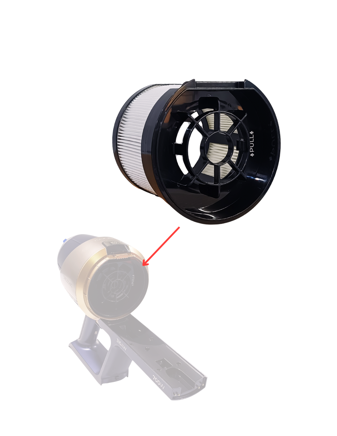 Filtro Hepa Conga Rockstar RX90 AI AquaPet Flex X-Treme