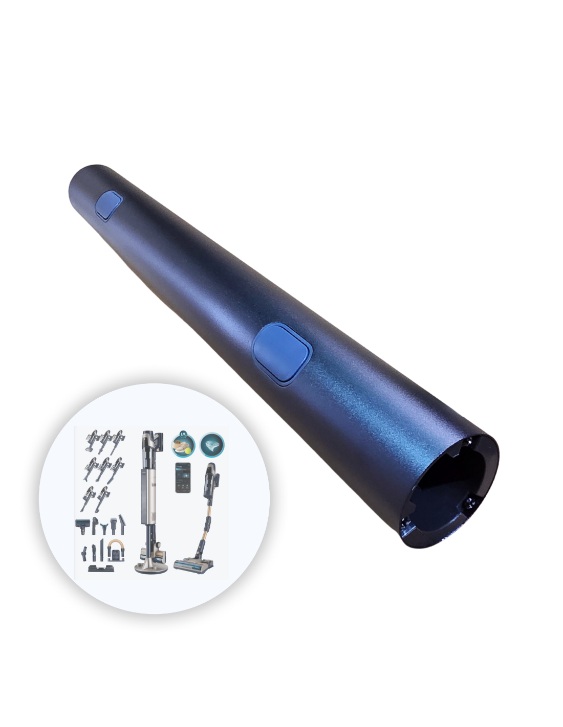 Tubo Base Autovaciado Conga Rockstar RZ90 AI AquaPet Flex Connected