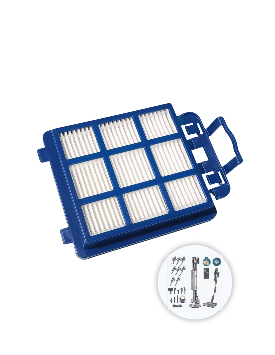 Filtro Hepa Conga Rockstar RZ90 AI AquaPet Flex Connected