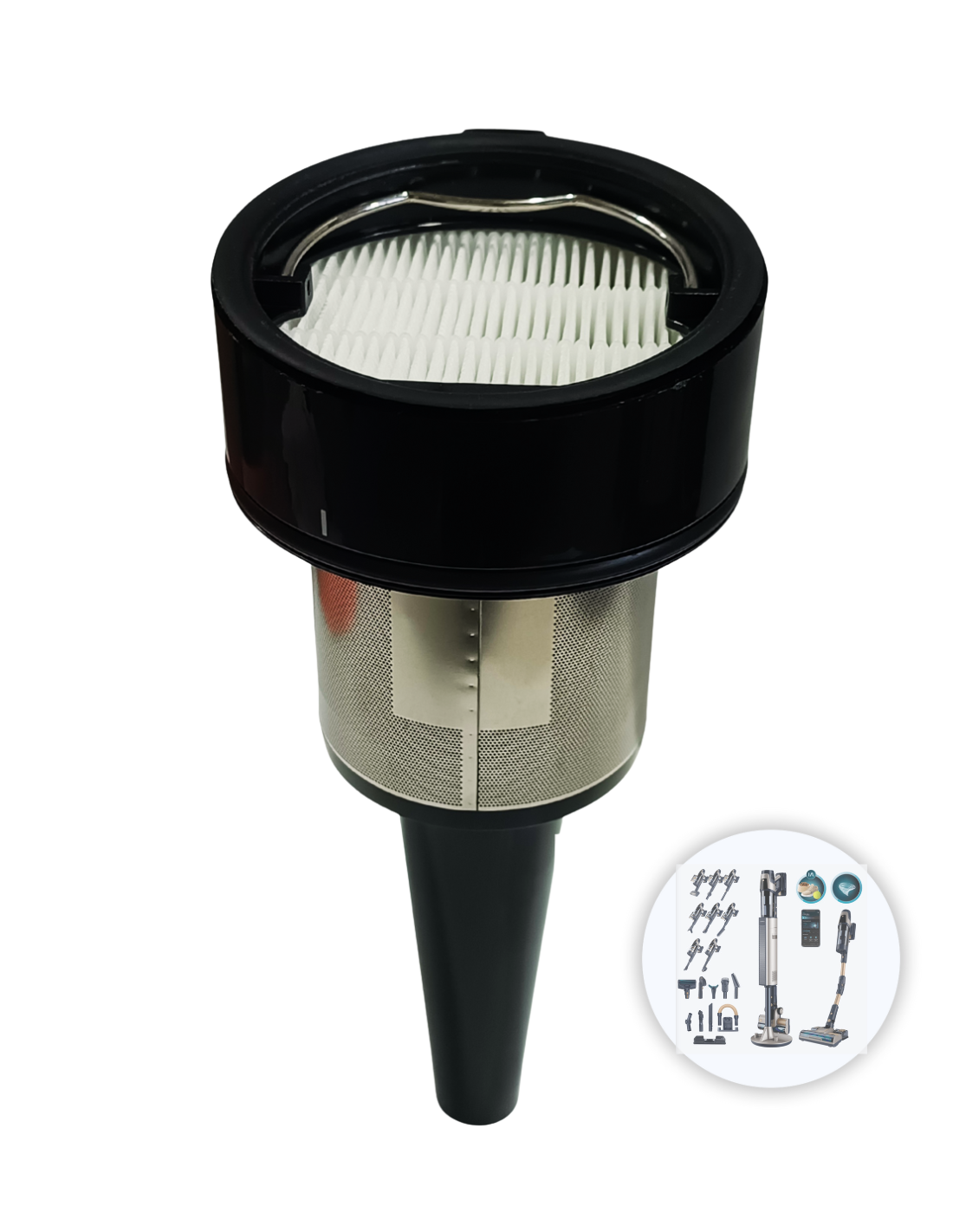 Pack Filtro Hepa Conga Rockstar RZ90 AI AquaPet Flex Connected