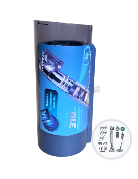 Deposito de Polvo Conga Rockstar RZ90 AI AquaPet Flex Connected