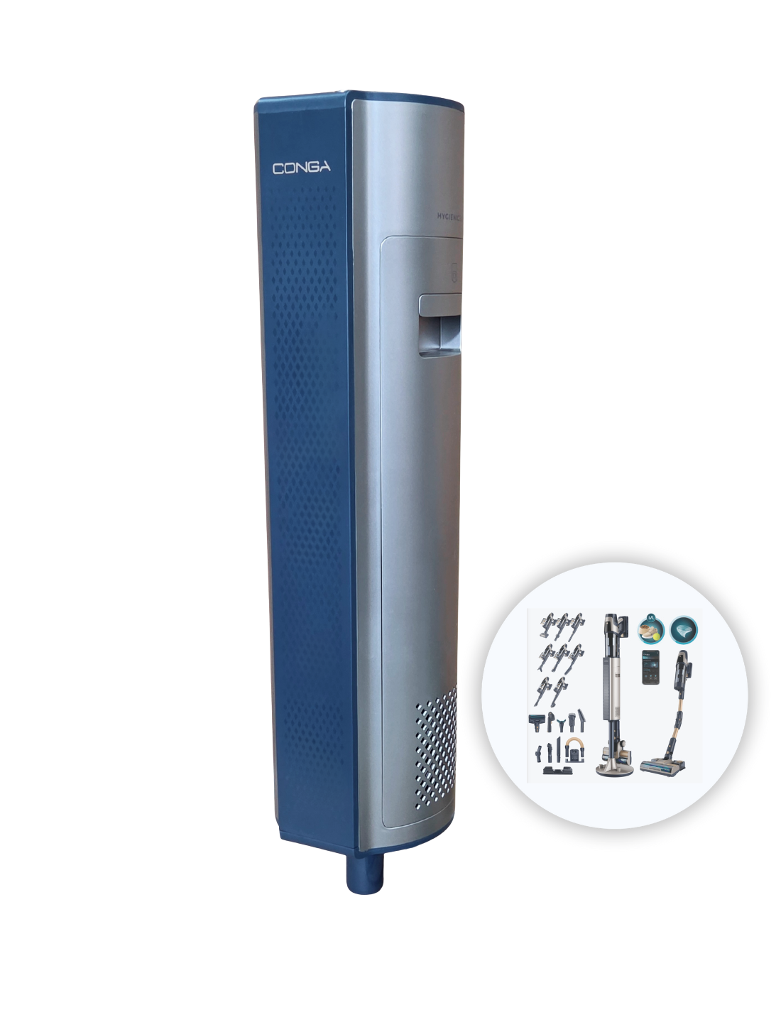 Base Autovaciado Conga Rockstar RZ90 AI AquaPet Flex Connected