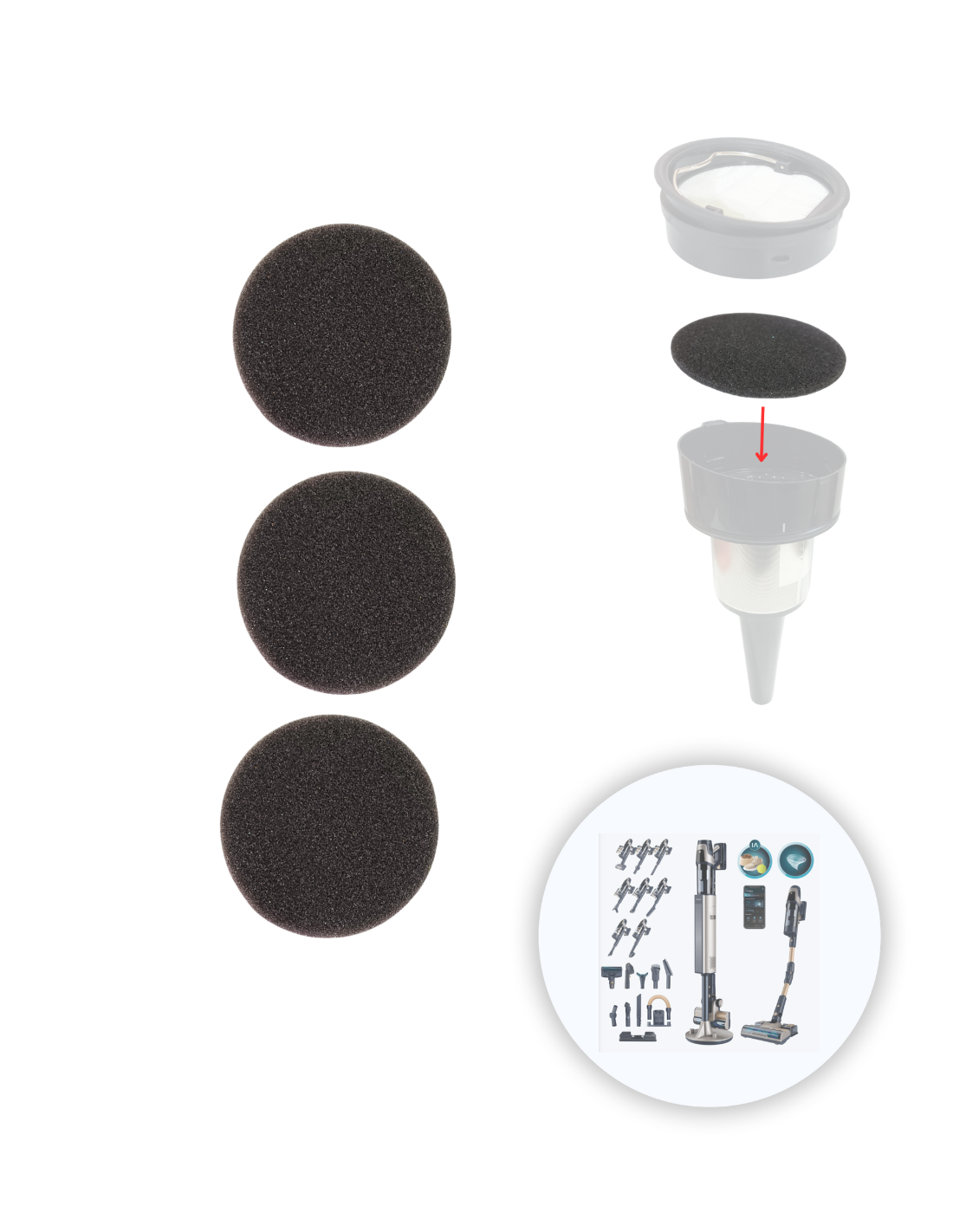 Filtro Esponja Conga Rockstar RZ90 AI AquaPet Flex Connected