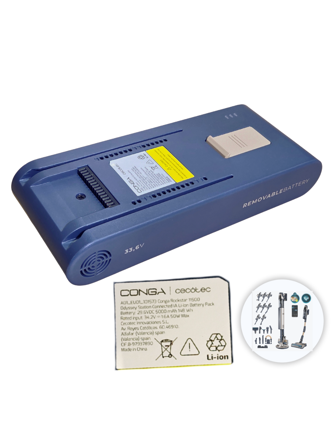 Batería Conga Rockstar 11500 Odyssey Station Connected IA