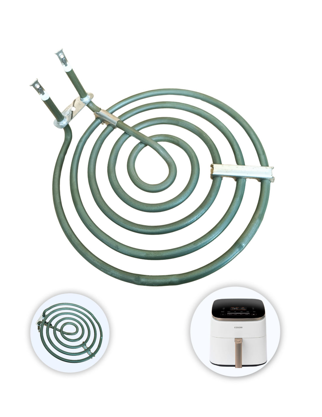 Resistencia 1700W Cosori 6L Freidora Aire Turbo Blaze Chef Edición