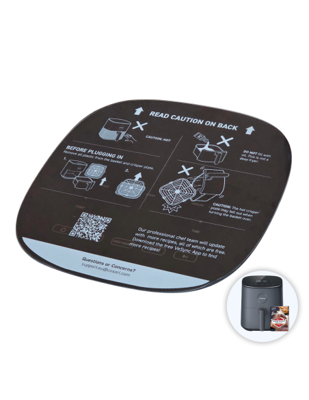 Pantalla LED Cosori 4.7L Freidora de Aire, Air Fryer, Gris