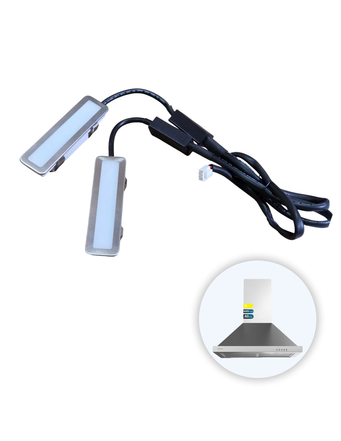 Kit Luces LED Campana Bolero Flux PM 606500 Inox A Modelo: 02870