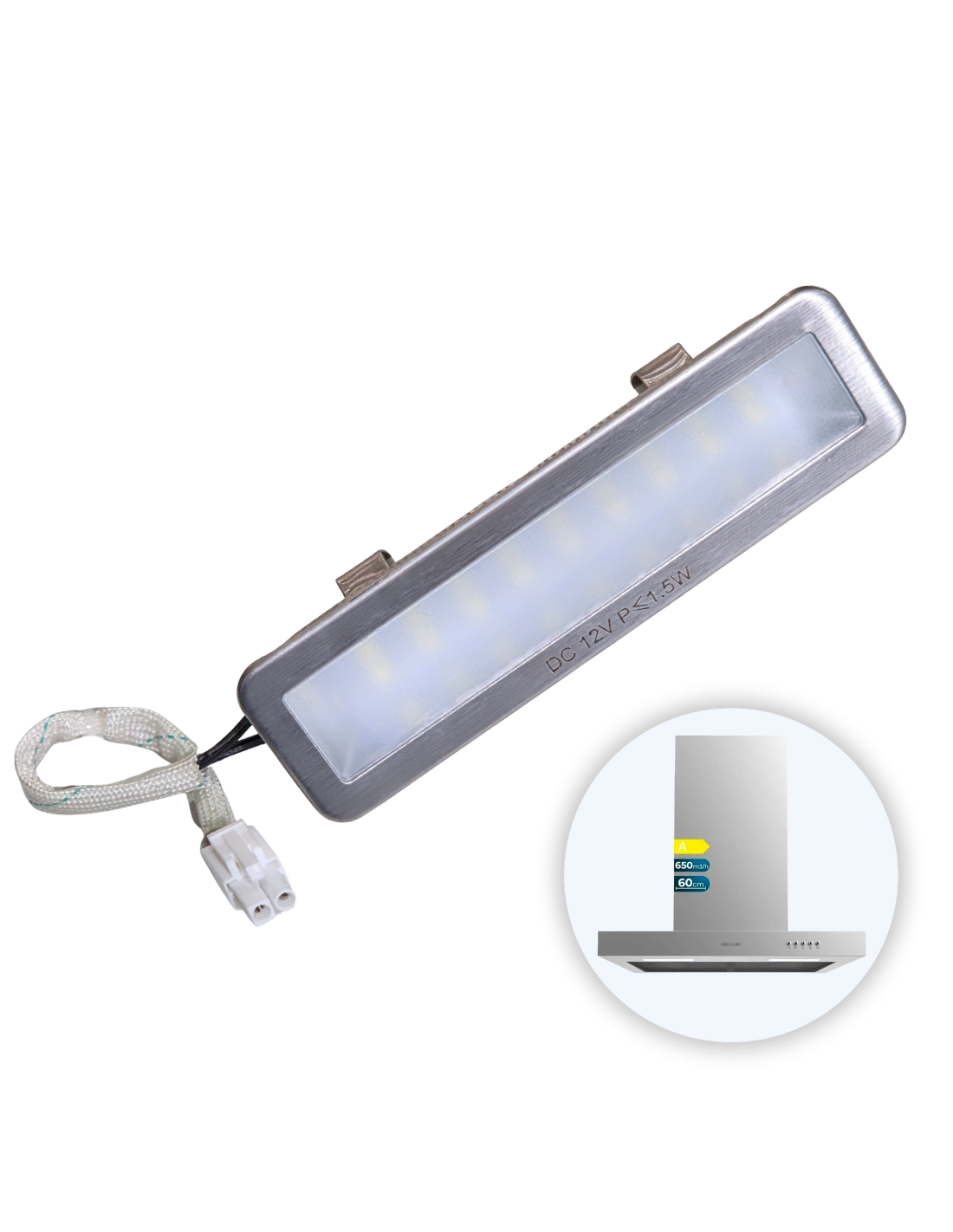 Luces LED Campana Bolero Flux TM 606500 Inox A