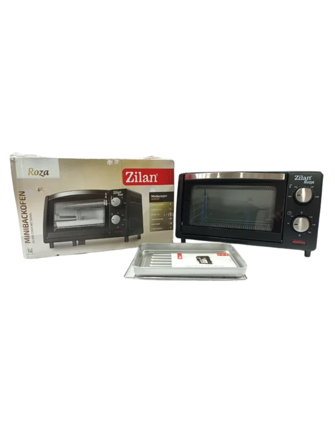 zilan z şekil - Horno eléctrico de 9 litros, doble cristal de segurida