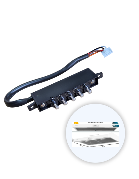 Modulo Control Campana Bolero Flux 602200 White B, Motor 70W