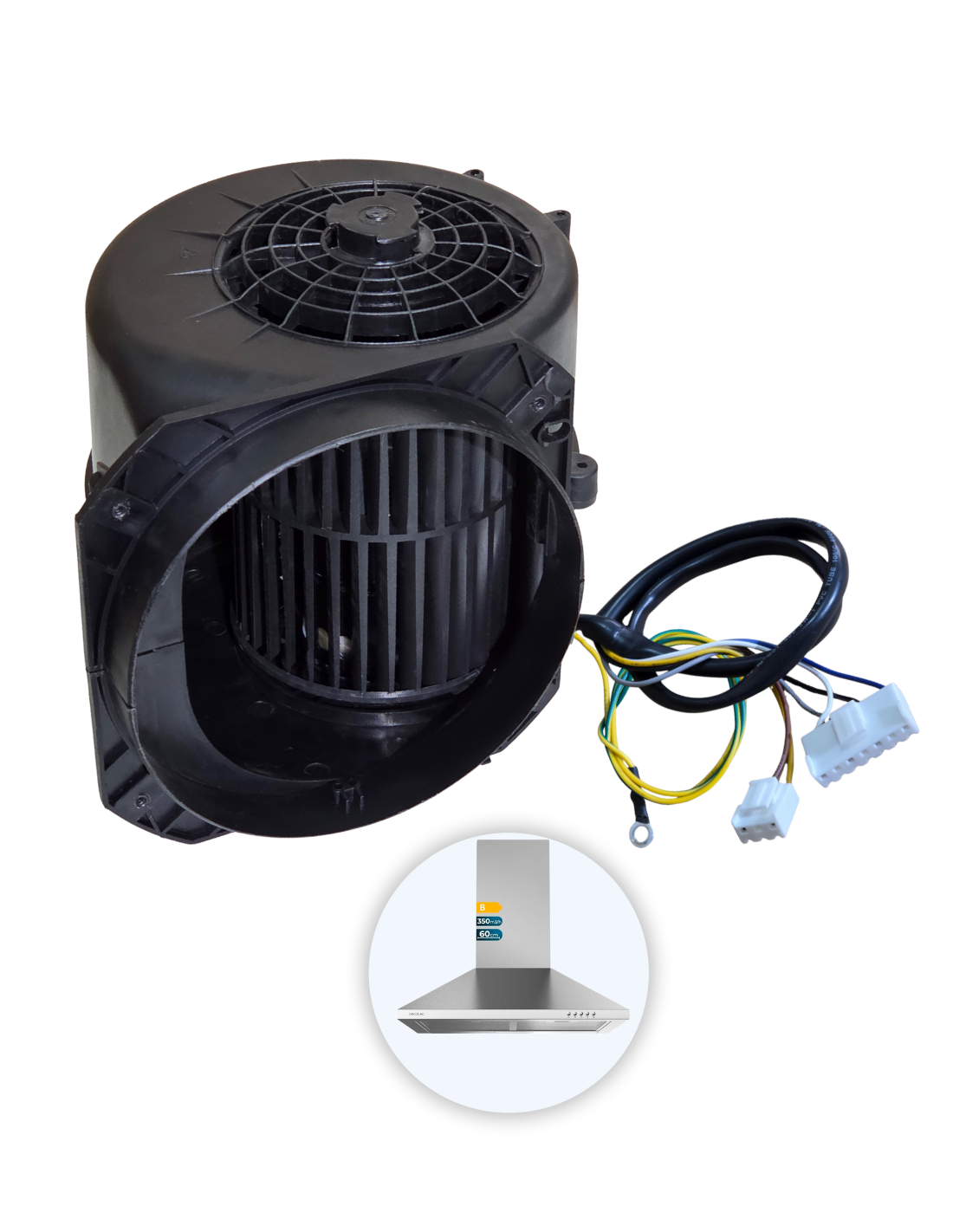 Motor Campana Bolero Flux PM 603500 Inox B. Motor 65W