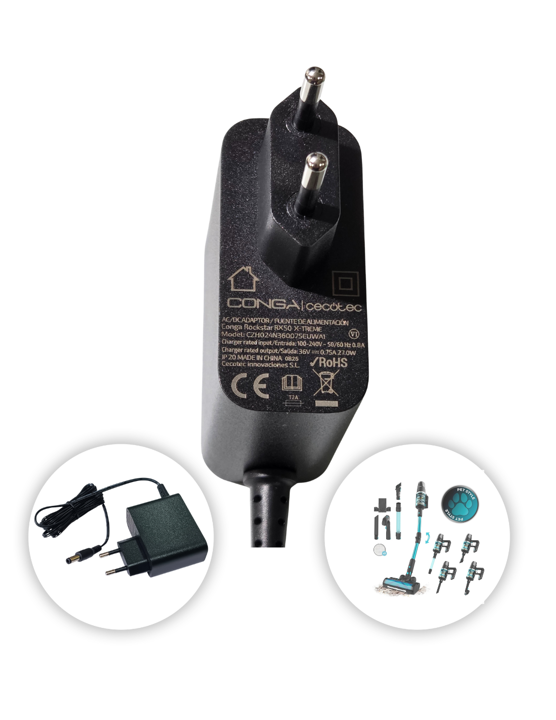 Cargador Conga Rockstar RX50 Pet Flex X-Treme