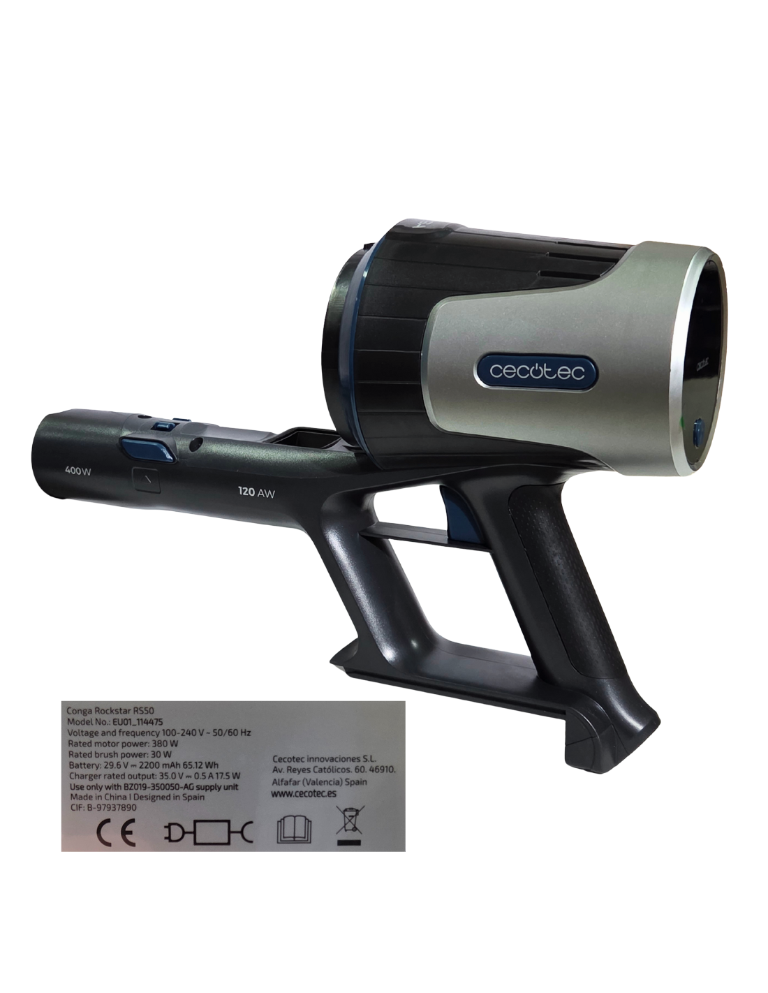 Cuerpo Motor Conga Rockstar RS50 Modelo: A01_EU01_114475