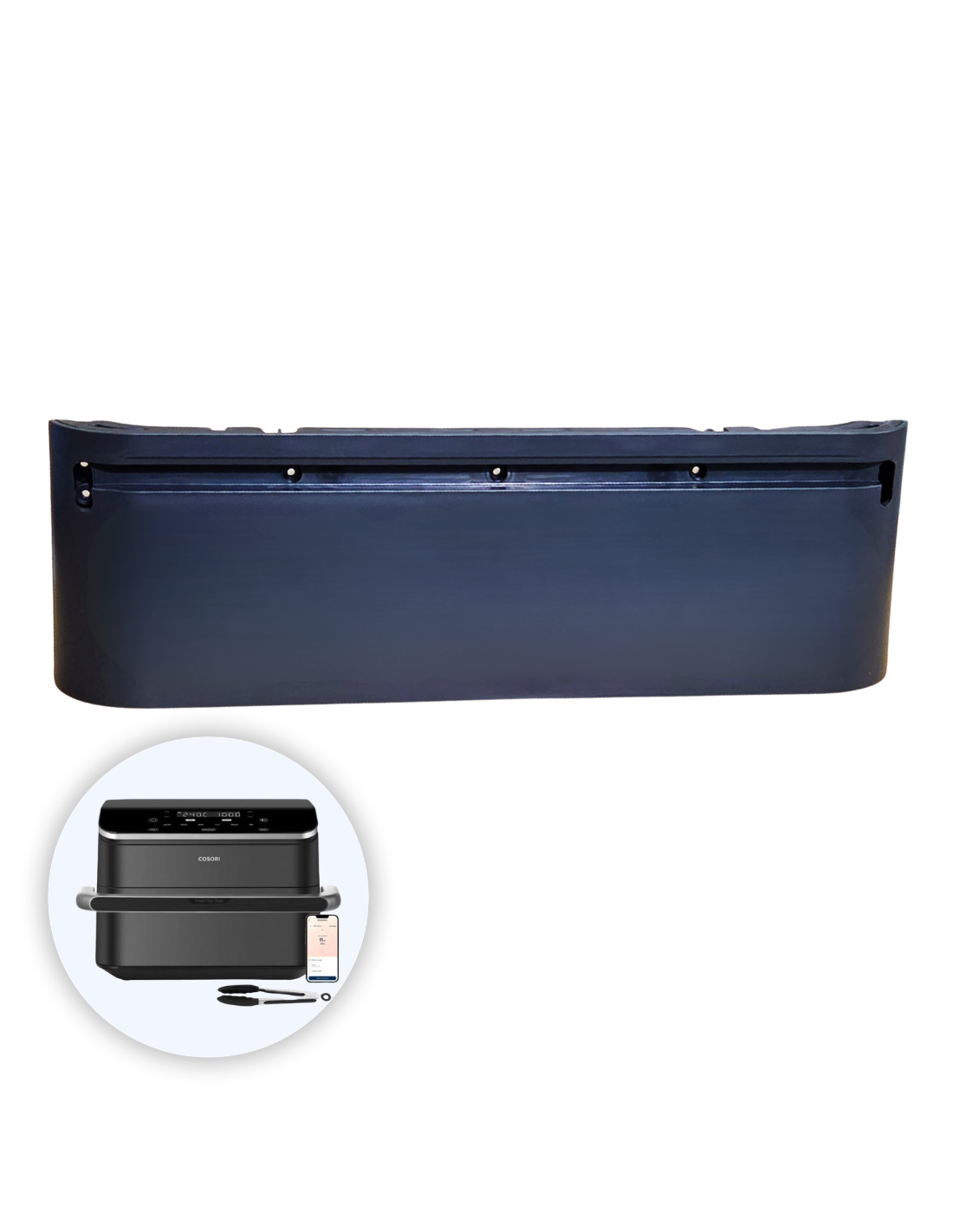 Frontal Cesta Cosori 10L Freidora de Aire Dual Blaze TwinFry