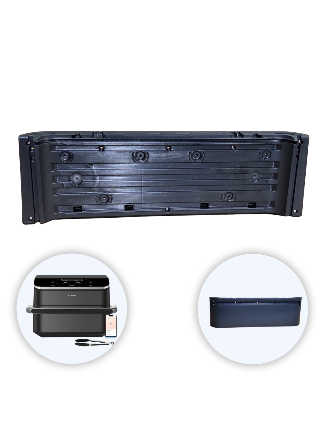 Frontal Cesta Cosori 10L Freidora de Aire Dual Blaze TwinFry