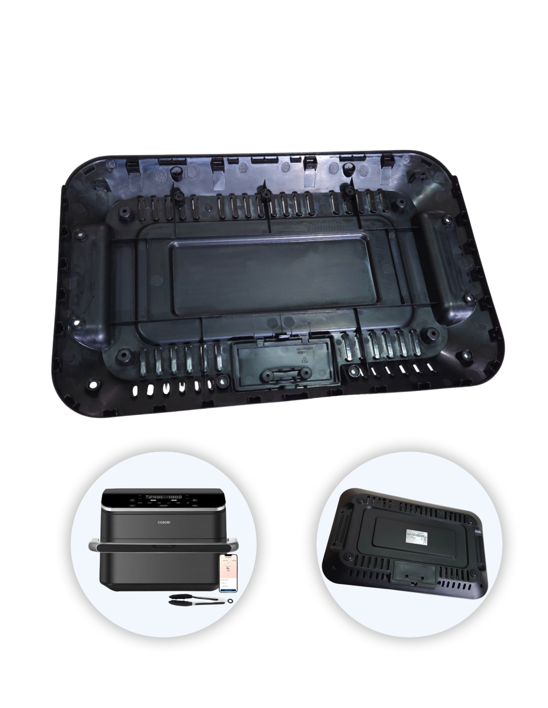 Bandeja Apoyo Cosori 10L Freidora de Aire Dual Blaze TwinFry